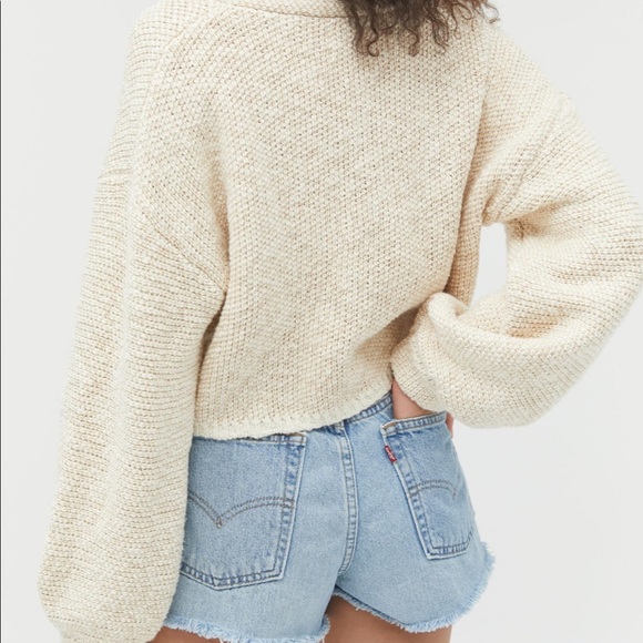 URBAN🌹GET 20% OFF READ BELOW Etta Balloon Sleeve Cardigan - Neutral - Picture 3 of 10